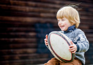 rugby playing child