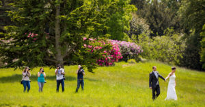 wedding training course students in action