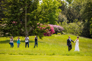 wedding photography training course group on a shoot