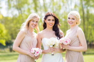 beautiful bridesmaids posed pictiure